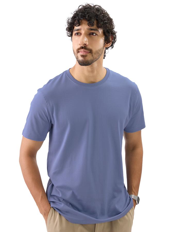 ذا سوليد ستور تيشيرت انترلوك سادة بأكمام قصيرة - Image 1